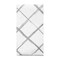 Durable White with Silver Diamond Paper Dinner Napkins (600 Napkins)